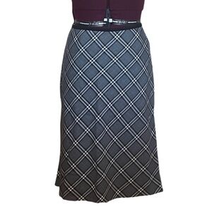 Urban Outfitters Beautiful black, gray, blue and white plaid skirt. Sz S